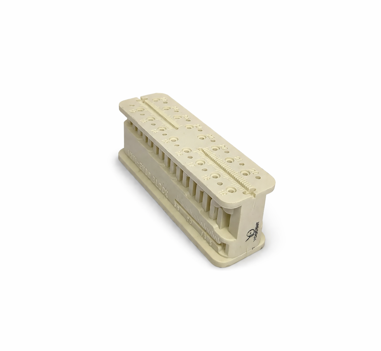 Dental Plastic Endo Measuring block